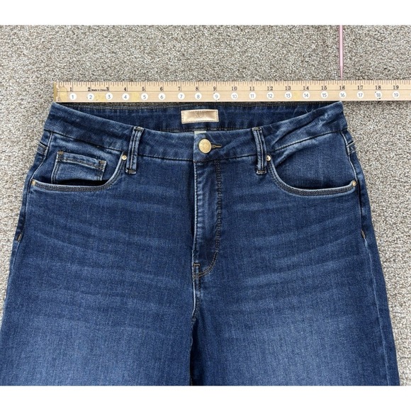KUT from the Kloth MEG FAB AB WIDE LEG Jeans Womens 10P Blue Medium Wash Stretch - Picture 6 of 9
